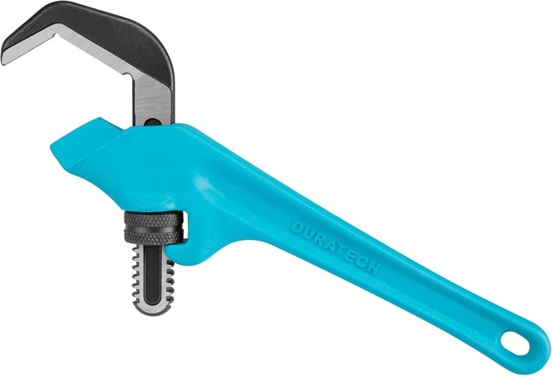 DURATECH 9-1/2 inch Hex Offset Wrench, Hex Pipe Wrench, CR-V Hook Jaw - Image 1